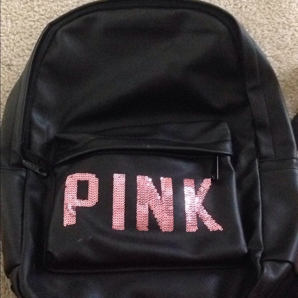 Pink vs backpack knockoff